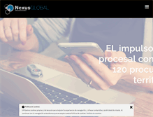 Tablet Screenshot of nexusglobal.es